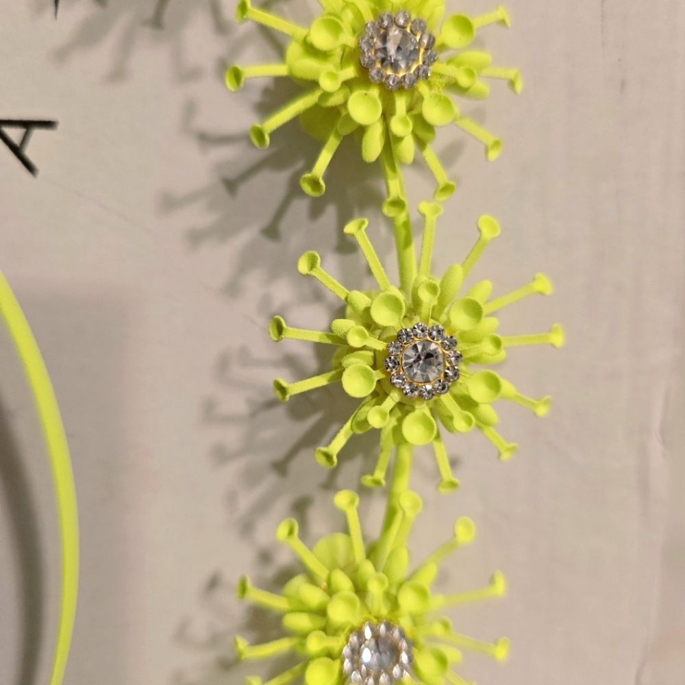 Carbickova Colourful Festival Halo Crown In neon yellow - Picture 10 of 10